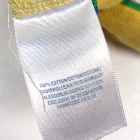 Ralph Lauren Romper Baby Boys Sz 3m Yellow Polo Stripe Outfit Preppy Classic - Picture 6 of 6